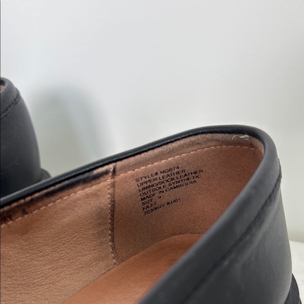 Madewell Bradley Lugsole Black Chunky Slip-On Loafers - Picture 2 of 7